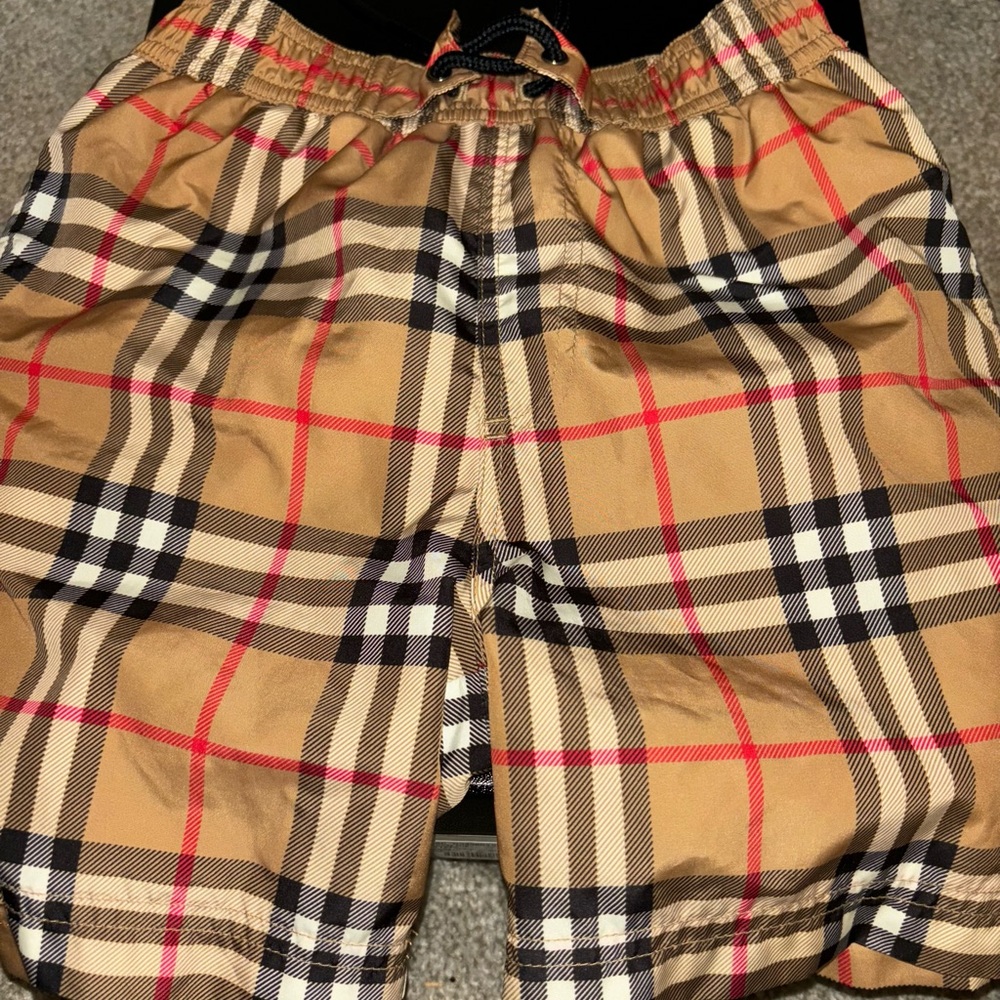 Boys Burberry Swim Trunks